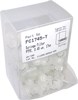 Syringe Filter, PES, 0.2um, 17mm (p/100)